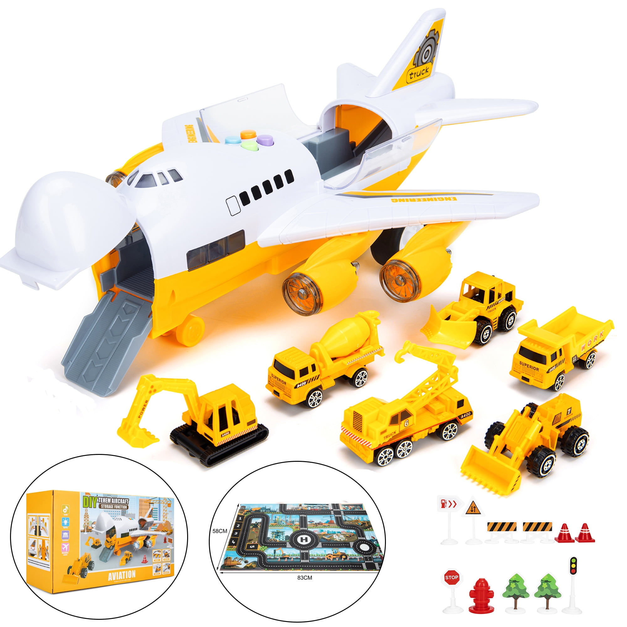 Planes Plane Track Toy Set Play Kids Music Sound Fun Gift Game Movie Children 