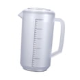 thumbnail image 1 of Jarra de agua, cántaro de agua para refrigerador, resistente, multifuncional para jugo y limonada. Blanco, 1 of 9