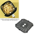 thumbnail image 3 of Compatible with 6QT 8QT Air Fryers, Wide Compatibility Stainless Steel Fryer Tray, Even Heating Grill Plate Replacement for Steak Vegetables Pizza, Suitable for Cooking, 3 of 7