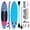 Blue and Pink, variant on Gianna Inflatable Stand Up Paddle Board with Premium SUP Paddleboard Accessories,2-in-1 Paddle for Adults,Orange