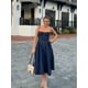 thumbnail image 5 of Vestido Sexy plisado liso para mujer, vestido elegante sin mangas con espalda descubierta y dobladillo suelto, vestido elegante de fiesta para mujer, batas de calle, 5 of 5