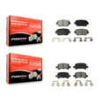 thumbnail image 1 of Positive Plus Front Rear Semi-Metallic Brake Pads Kit for Car Toyota Camry Vehicles Manufactured In USA KPF-100412, 1 of 8