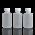 thumbnail image 1 of Bezall 50Pcs 60ml 2oz PE Plastic Empty Small Mouth Graduated Lab Chemical Container Reagent Bottle Sample Sealing Liquid Medicine Bottles, 1 of 4