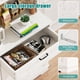 thumbnail image 5 of Alacena de Cocina con Puertas y Estantes, Gabinete de Almacenamiento Alto Estilo Farmhouse, Mueble Organizador para Cocina, Comedor o Sala, Color Blanco, 5 of 7