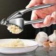 thumbnail image 2 of Prensadora de Ajo Trituradora Exprimidor Machacador Míncher Acero Inoxidable Herramienta Manual de Cocina, 2 of 8