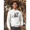 thumbnail image 2 of Jazz. Sweatshirt Men -Image by Shutterstock, Male Large, 2 of 4