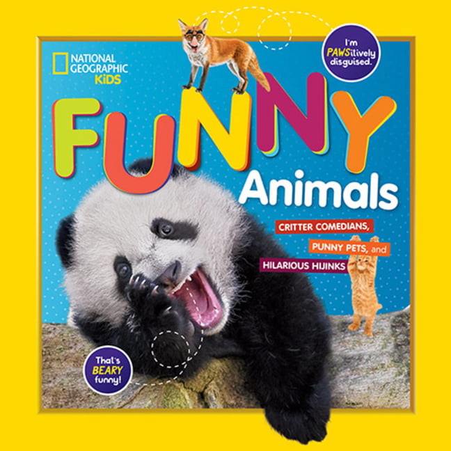 Funny Animals: National Geographic Kids Funny Animals : Critter Comedians,  Punny Pets, and Hilarious Hijinks (Paperback) 