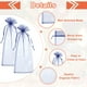 thumbnail image 3 of Uxcell 30pcs Bolsas de Vino de Organza, 15x5.5" Bolsas de Regalo de Malla para Bodas y Cumpleaños, Marino, 3 of 7