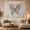 Floral Wings, variant on Colorful Floral Butterfly Tapestry Wall Hanging