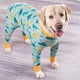 thumbnail image 1 of Pijamas para perros medianos y grandes, ropa suave y acogedora para perros, mono de vientre cubierto completo, traje de recuperación para mascotas para niños y niñas, cortable, 1 of 4