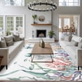 thumbnail image 3 of Large Area Rugs for Living Room Bedroom, Coastal Jellyfish 6'x9' Rug Washable Carpet Runner Indoor Outdoor, Ocean Nautical Starfish Coral Seaweed Non Slip Floor Mats Rug for Kitchen, Playroom, 3 of 8