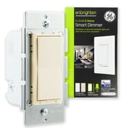 GE Enbrighten Z-Wave Plus Smart Light Dimmer, 38193, Ivory