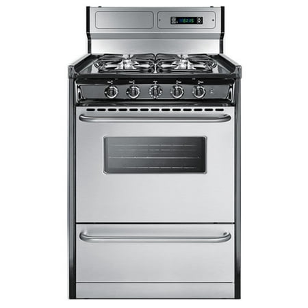Summit TTM63027BKSW TTM63027BKSW Summit Professional Stainless Steel Gas (Best Professional Gas Ranges For The Home)