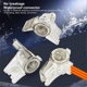 thumbnail image 5 of 4pcs Waterproof Wire Quick Connector IP68 Waterproof 1 in 2 Out Transparent Break Free CDF R3 Wire Connector 400V 32A, 5 of 5