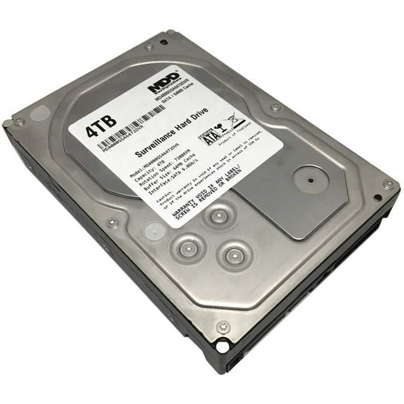 MaxDigitalData 4TB 64MB Cache 7200PM SATA 6.0Gb/s 3.5" Internal Surveillance CCTV DVR Hard Drive (MD4000GSA6472DVR) - w/ 2 Year Warranty