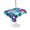 Purple, Orange, Blue, White, variant on Outdoor Tablecloth with Umbrella Hole for Patio/Picnic/Party/Camping, Blue Red USA Flag Waterproof Table Cloth Square Cover Washable, Abstract Green Oil Paint 4th of July (54"x 54")