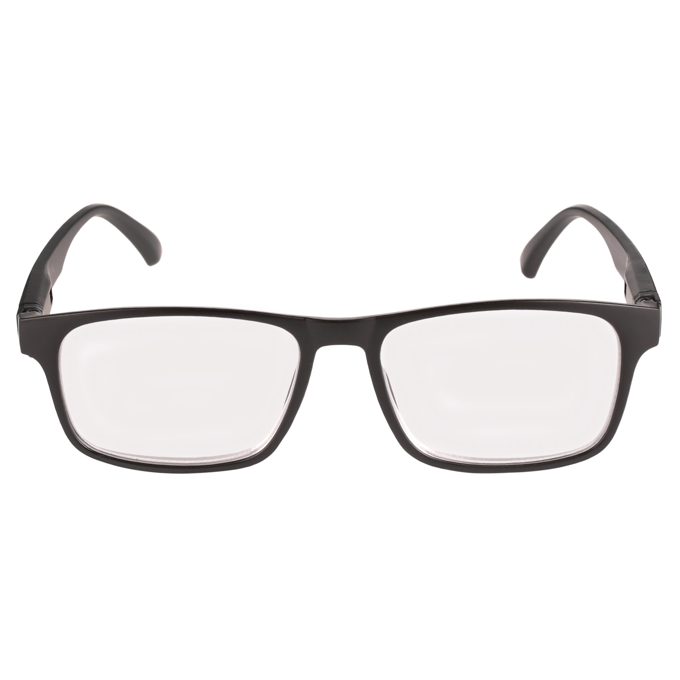 (2 pack) Bklyn, Nostrand +1.25, Adult, Mens, Plastic Reading Glasses & Pouches Value Pack , 2 Ea