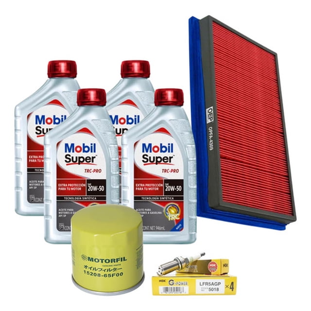 Kit De Afinacion Sentra 2001 Al 2003 1.8 L Mobil Bplatino