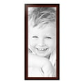 thumbnail image 2 of ArtToFrames 15" x 36" Honors Mahogany with Black Picture Frame, 15x36 inch Brown Wood Poster Frame (WOM-5154), 2 of 7