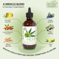 thumbnail image 3 of Natural Therapy Body Oil with Hemp & Lemongrass - Dry Skin Moisturizer and Hydrating Massage Oil - Increase Skin Elasticity and Provide Anti-Aging Support for Face and Body (4 fl.oz), 3 of 8