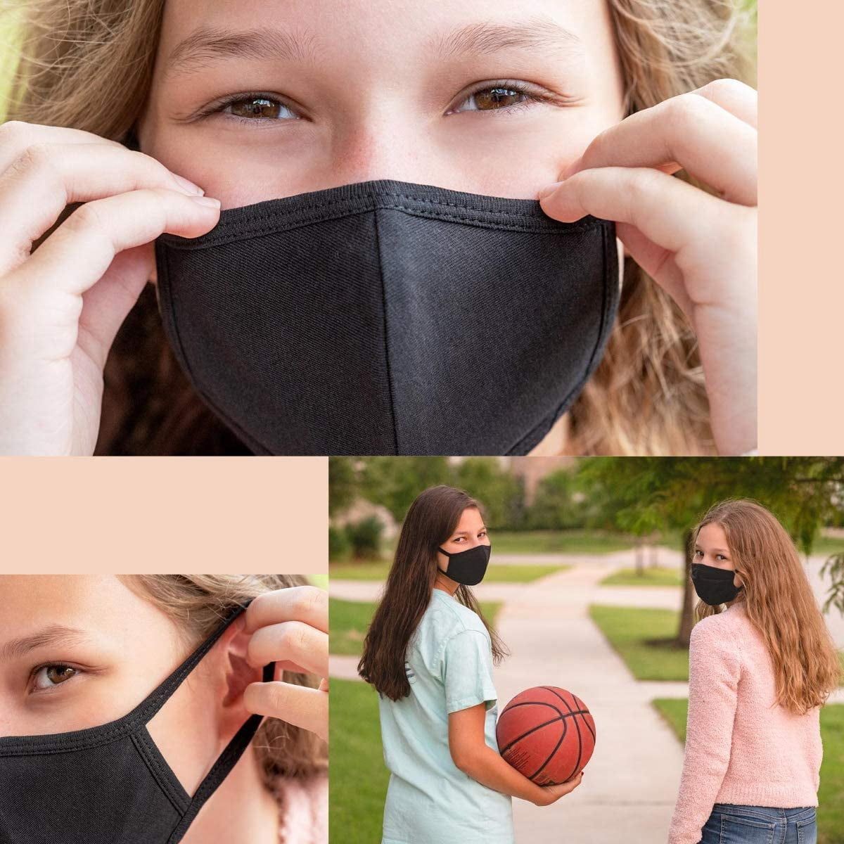 BisonLife Safety Kit for Adults -Set of 10 Face Shields, 6 Cloth Center Ceam Face Covers for Men/Women