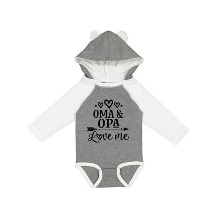 

Inktastic My Oma Opa Love Me Grandkids Gift Baby Boy or Baby Girl Long Sleeve Bodysuit