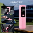 thumbnail image 6 of Car Tire Air Pump Portable, 150PSI Cordless Tire Inflator with Digital Pressure Gauge, Auto Shut Off, 3X Faster Inflation, Air Compressor for Car Tires, Motorcycle, Bike, Ball, Pink, 6 of 7