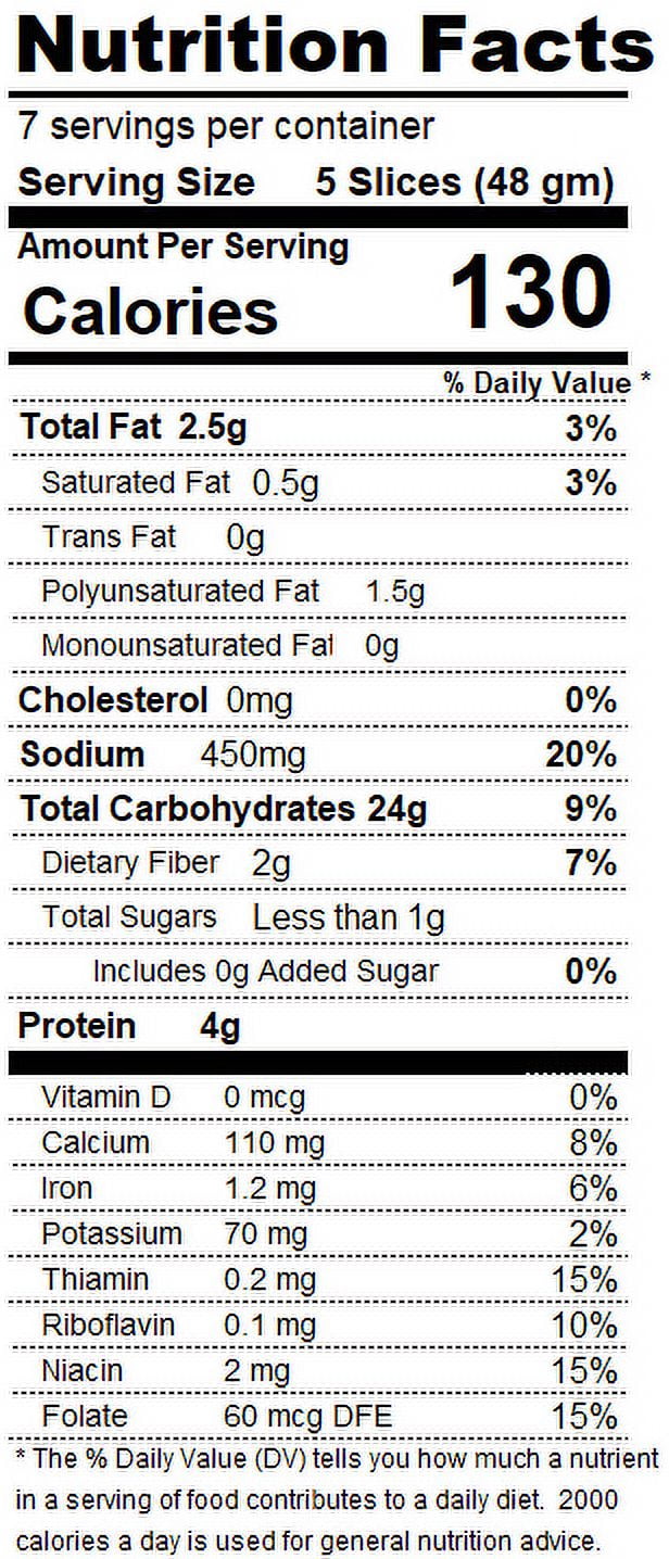 S. Rosen's Party Entertainers Caraway Cocktail Rye Bread, 12oz., Shelf-Stable
