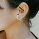 thumbnail image 3 of 2 pendientes de titanio estilo punk con rosca para cartílago, de acero, para hombre y mujer, 3 of 8