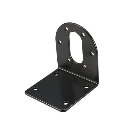 Right Angle Round End Corner Fastener 37mm Gear Motor Bracket w 5mm Hex Coupler