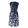 thumbnail image 3 of Rciityk Summer Dresses for Women Casual Round Neck Sleeveless Midi Dress Fashion Floral Printed Boho Tank Dresses Beach Vacation Sundress, 3 of 6