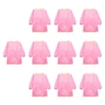 thumbnail image 3 of Delantal de para niños, delantal de pintura para niños con larga, , lavable, impermeable, para hornear y alimentar. rosa, 3 of 8