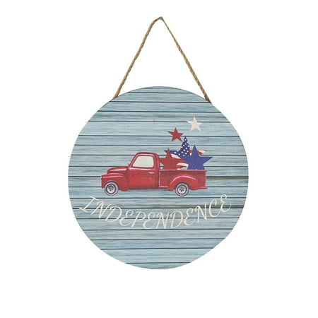 

Clearance！Independence Day Wooden Door Tag Pendant F