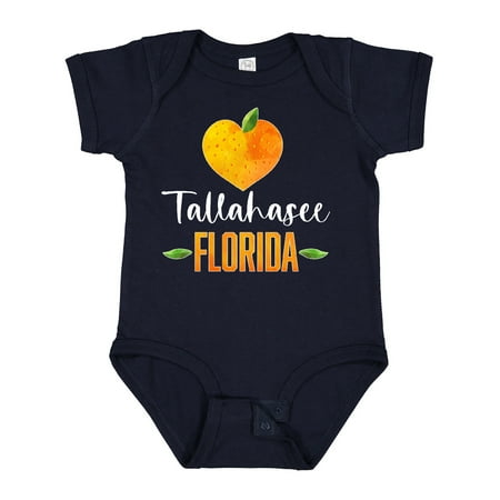 

Inktastic Tallahassee Florida Orange in Heart Boys or Girls Baby Bodysuit