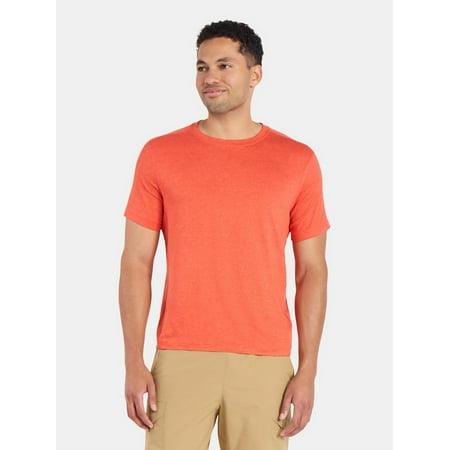 Athletic Works Men's and Big & Tall Men's Soft ButterCore Tee with Short Sleeves, Sizes S-5XL