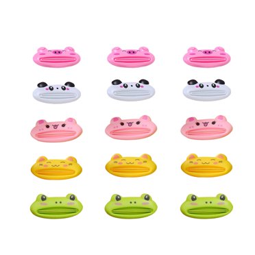 4-Pack Plastic Tube Squeezers - Toothpaste Dispenser & Roller For Bathroom Organization - Mixed Colors