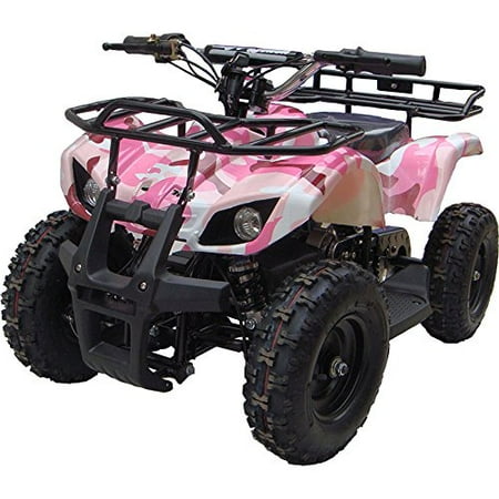 Go Carts For Kids Up To 10 Outdoor Kids Children Sonora 24V Pink Mini Quad ATV Dirt Motor Bike Electric Battery Powered ()