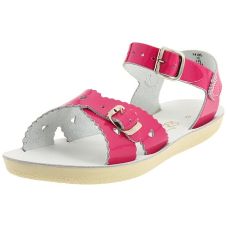 

salt water sandals by hoy shoe sun-san-sweetheart sandal shiny fuchsia 9 m us toddler