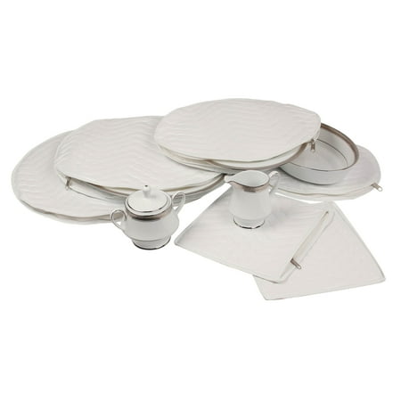 Richards Homewares Vinyl Accessory Case, Set of 6-White