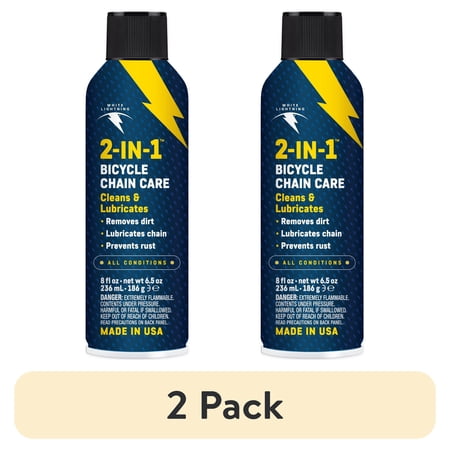 (2 pack) 2-in-1™ Bike Chain Care , 8 oz