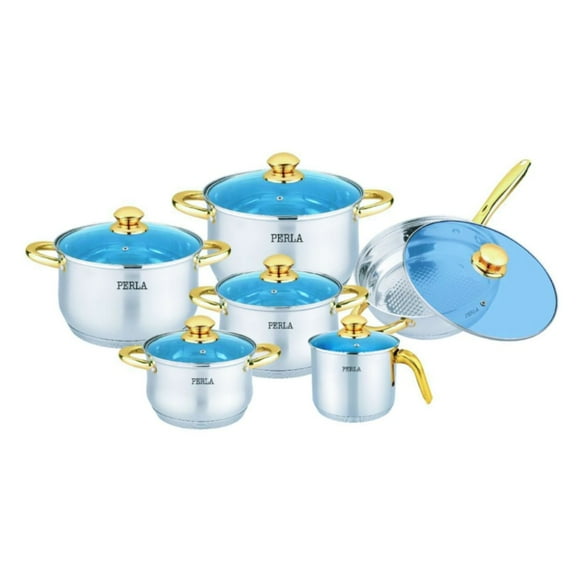 Batería De Cocina Perla Teresa 12 Pzas E012T