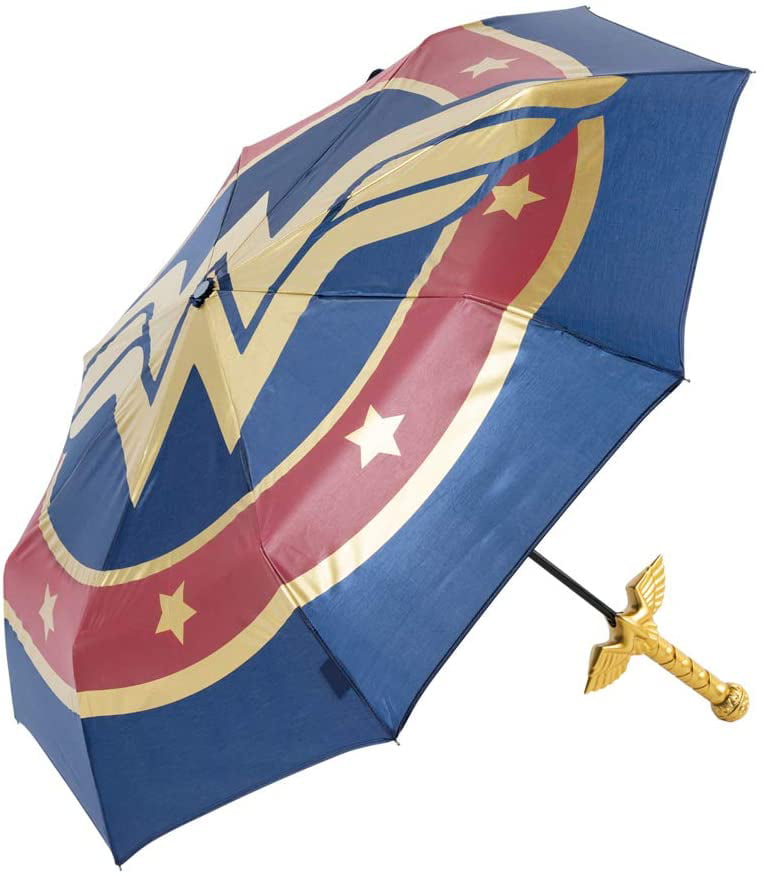 Official DC Comics Wonder Woman Umbrella With Sword Handle 