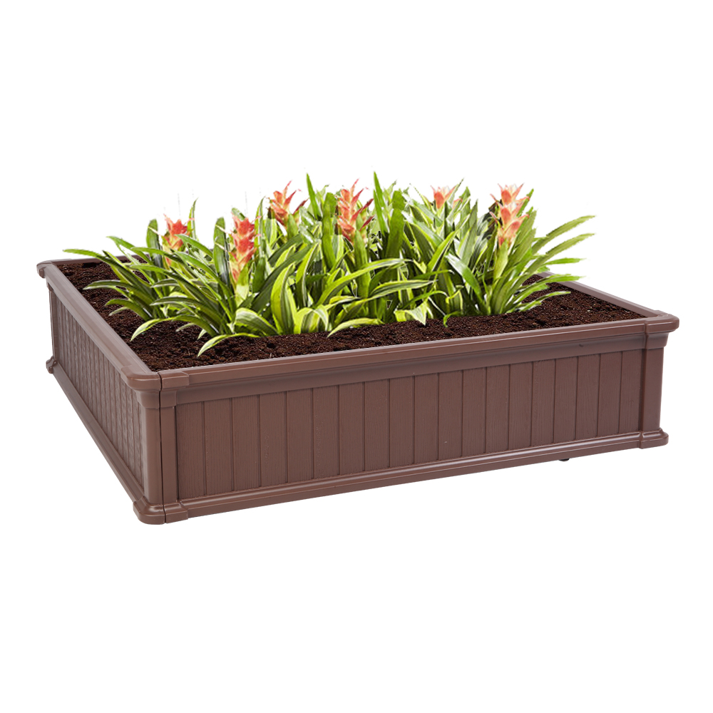 Raised Planter Box, 48"x48"x11.8" Raised Bed Planter, Vegetable/Flower/Herb Elevated Garden Bed, Perfect for Garden, Patios, Balcony, JA2501 - image 1 of 9