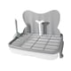 thumbnail image 4 of Caja de arena para perros y cachorros con malla antisalpicaduras, portátil gris, 4 of 9