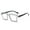B, variant on RuiJiao Blue Light Blocking Color Block Glasses - Stylish Fluorescent Contrast Eyewear for Reduced Eye Strain and Enhanced Style