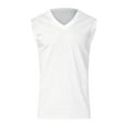 thumbnail image 3 of fatyb Tank Tops for Men V Neck Sleeveless Cotton Linen Shirts Mens Lightweight Vacation Beach Muscle Tee, 3 of 5