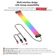 thumbnail image 4 of Likrtyny Barra Flexible 5V Sync ARGB Accesorios Computadora (Negro C260EX), 4 of 9