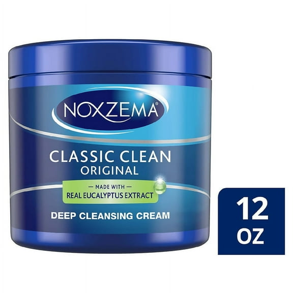 Noxzema Classic Clean Deep Cleansing Cream, Original Deep Cleansing Cream, 12.0 oz