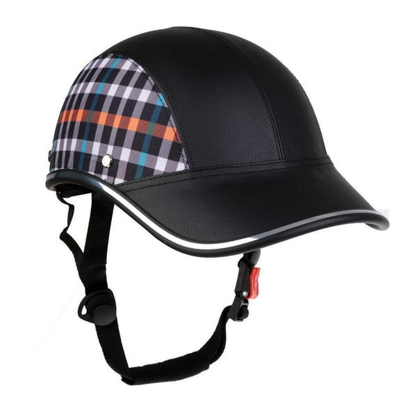 Casco de con Ajustable Ligero Casco de de Montaña Racing con Correa de Barbilla Ajustable, para Hombres y Mujeres - Rejilla negra Cuadrícula negra
