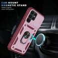 thumbnail image 5 of Allytech Cover for Samsung S22 Ultra Case with Slide Camera Cover, Hard PC Back & Soft Bumper Drop Proof Lens Protection Ring Holder Kickstand Case for Galaxy S22 Ultra 5G 6.8" 2022, Pink + Dark Red, 5 of 9